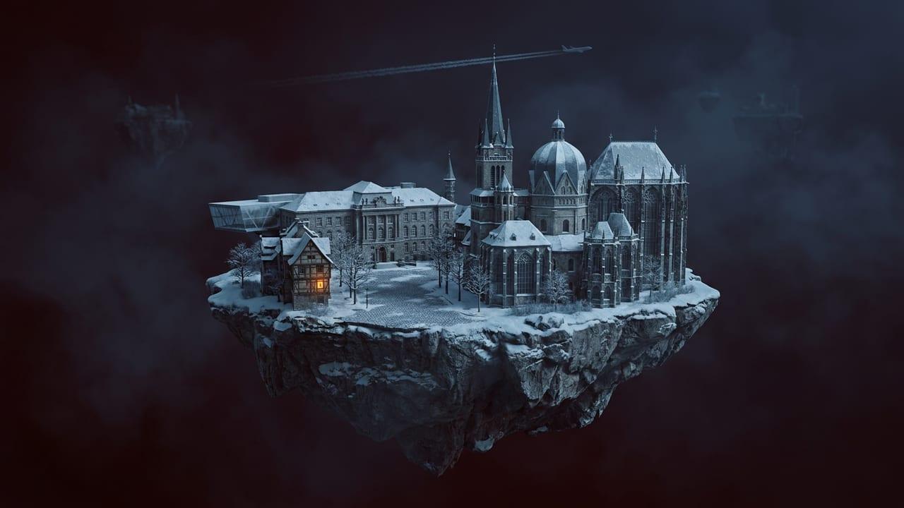 Snow-covered Aachen — the cathedral and RWTH